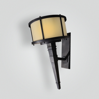 5208-led-ss-w-ba-stainless-steel-brass-plated-torch-light-transitional-lighting - ADG Lighting Collection