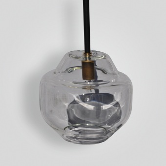7018-cb1-gl-h-gl-blown-glass-pendendant-pyrex-light-contemorary-lighting-pendant - ADG Lighting Collection