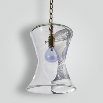7070-mb1-br-fr-concave-glass-pendant - ADG Lighting Collection