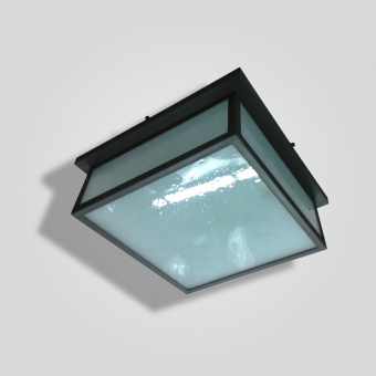 960-mb4-br-p-sh-brass-and-glass-square-lantern - ADG Lighting Collection