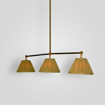 7398-mb3-br-h-ba-pool-table-light-with-silk-shade - ADG Lighting Collection