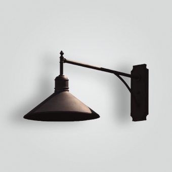80598-mb1-ir-w-ba-side-view-brass-shade-wall - ADG Lighting Collection