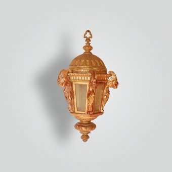 844-mb1-res-h-ca-reproduction-gargoyle-wood-lantern - ADG Lighting Collection