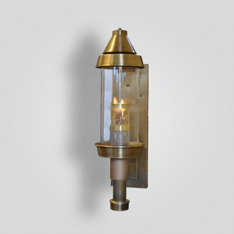970-ga-br-w-sh-cylinder-gas-light-a1 - ADG Lighting Collection