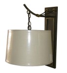 5120 Linen Shaded Sconce