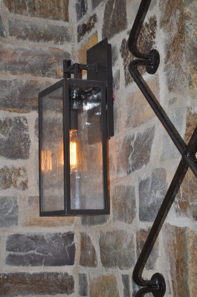 Simple Modern Lantern Brick Estate Design