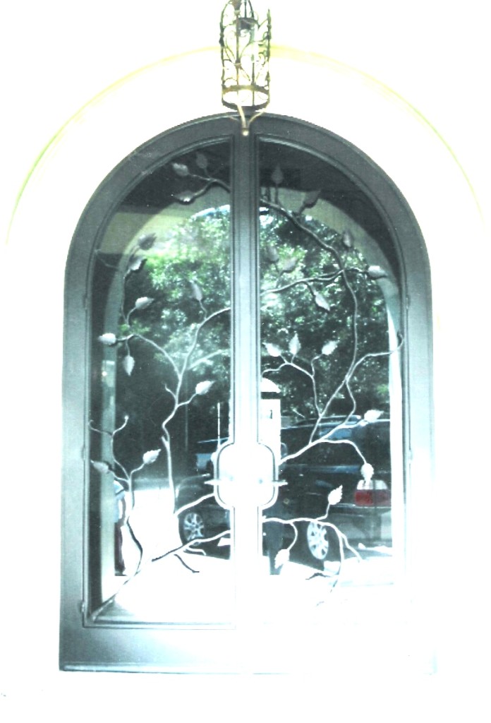 Door With Leaf Work Bright Residence Scan0002 Details By Architectural Detail Group Iron And Lighting