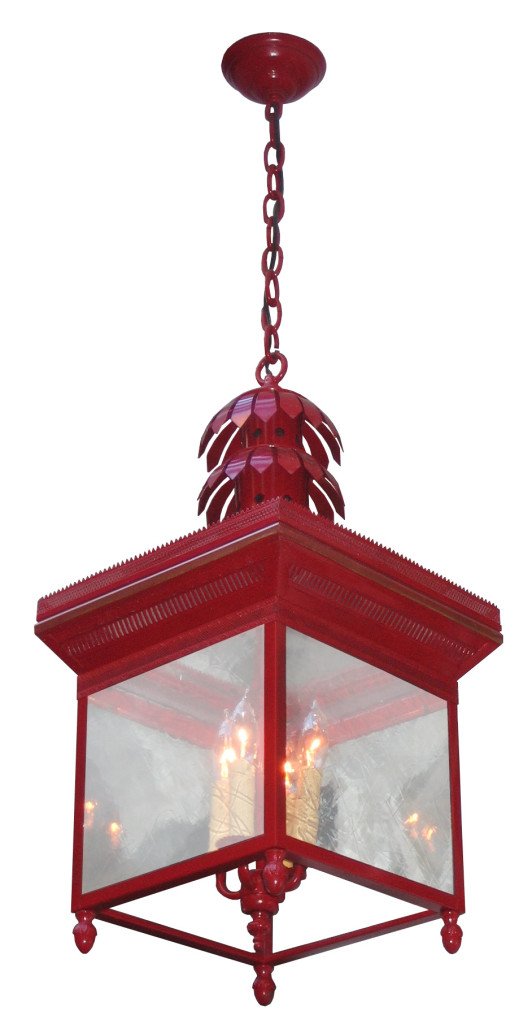 1086 Cb4 Jc H Sh Snglish Lantern Painted Red CR – ADG Lighting