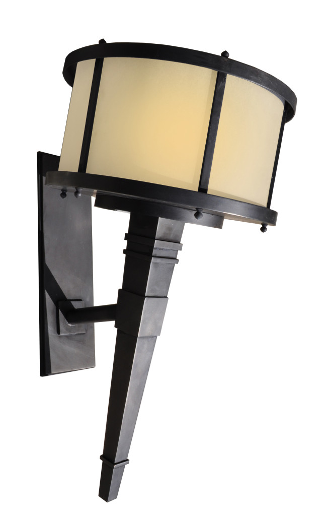 5208 LED Ss W Ba Stainless Steel Brass Plated Torch Light Transitional Lighting 1  – ADG Lighting