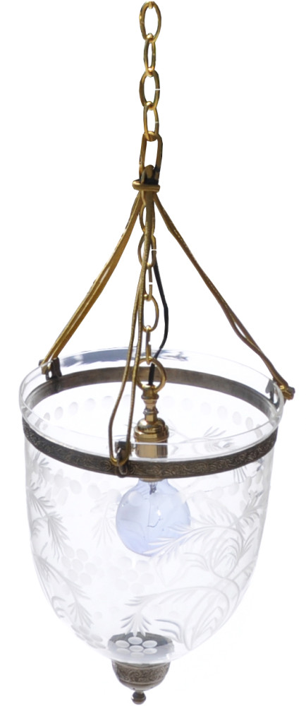 7011 Cb2 St Sh Etched Bell Jar Eclectic – ADG Lighting