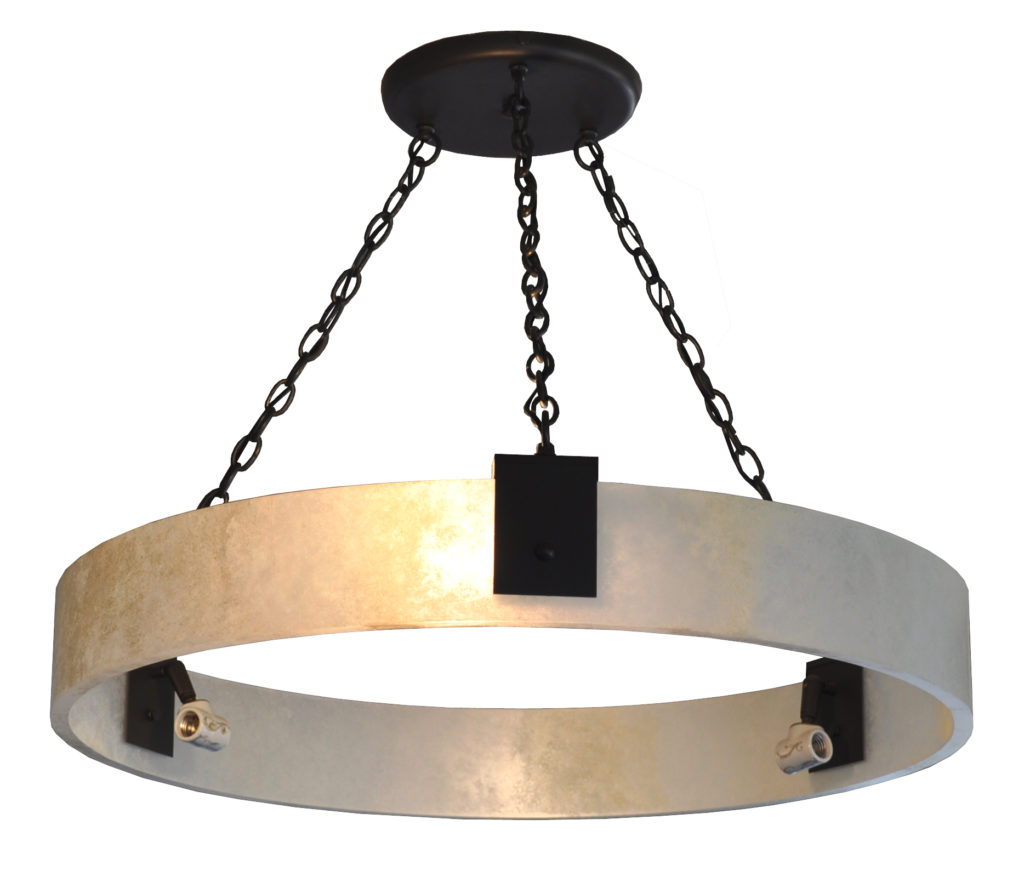7169 Mb6 Ir H Ba Faux Alabaster Ring Chandelier With Stenciled Medium Base Sockets And Old Fahsioned Edison Light Bulbs 1 – ADG Lighting