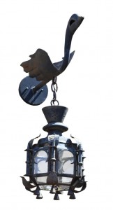 Lantern on Swan Arm