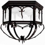 Six sides Lantern with forged bar details