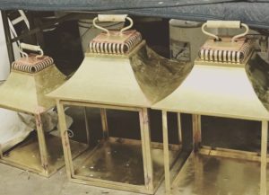 brass lanterns, from the factory floor, custom lighting manufacturer, adg blog