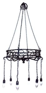 Adg Lighting 90540 Spanish Chandelier 4 Lighting Ceiling Iron