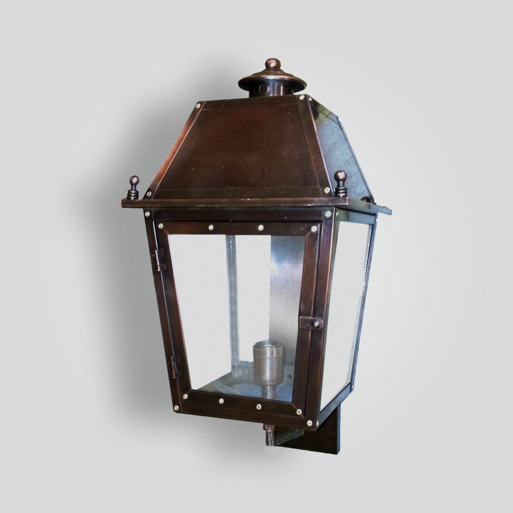 1047-mb1-br-w-sh-no-wall-lantern-faux-gas – ADG Lighting Collection