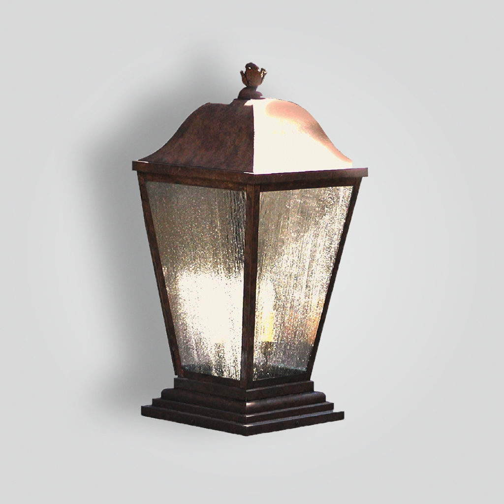 202-cb4-br-p-sh Traditional Pilaster – ADG Lighting Collection
