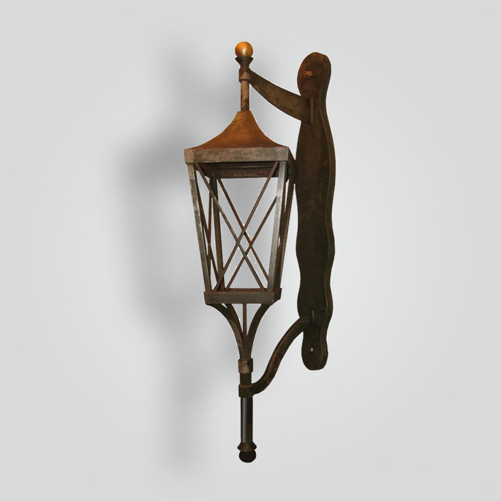 210-mb1-ir-w-ba Equis Lantern Open No Glass – ADG Lighting Collection