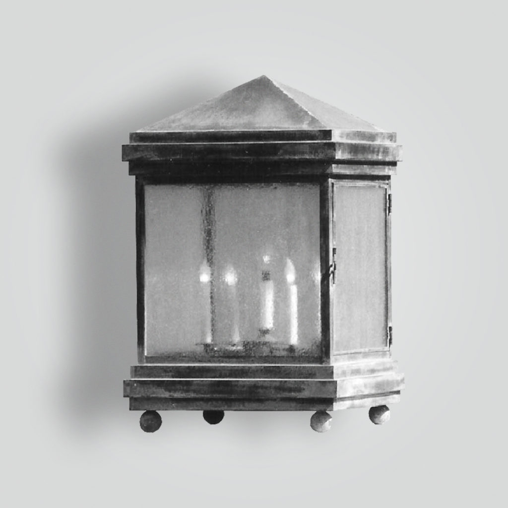 670-cb5-p-sh- Square Pilaster Lantern – ADG Lighting Collection