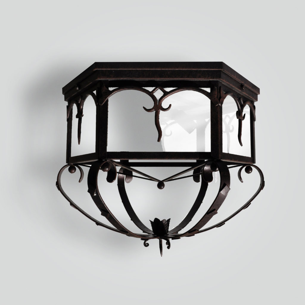 7266-cb3-ir-h-shba-six-sided-lantern-forge-bar-details – ADG Lighting Collection