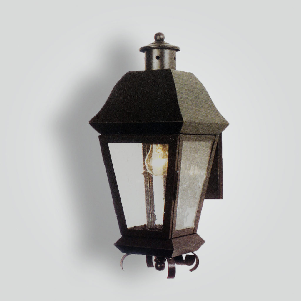 80496-mb1-br-w-ba Traditional Lantern Cartier Wall Fixture – ADG Lighting Collection