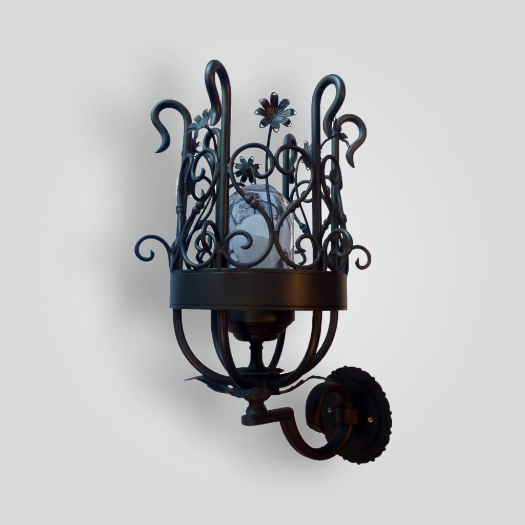 833-mb1-br-w-ba-scroll-and-flower-torchiere-wall-sconce – ADG Lighting Collection