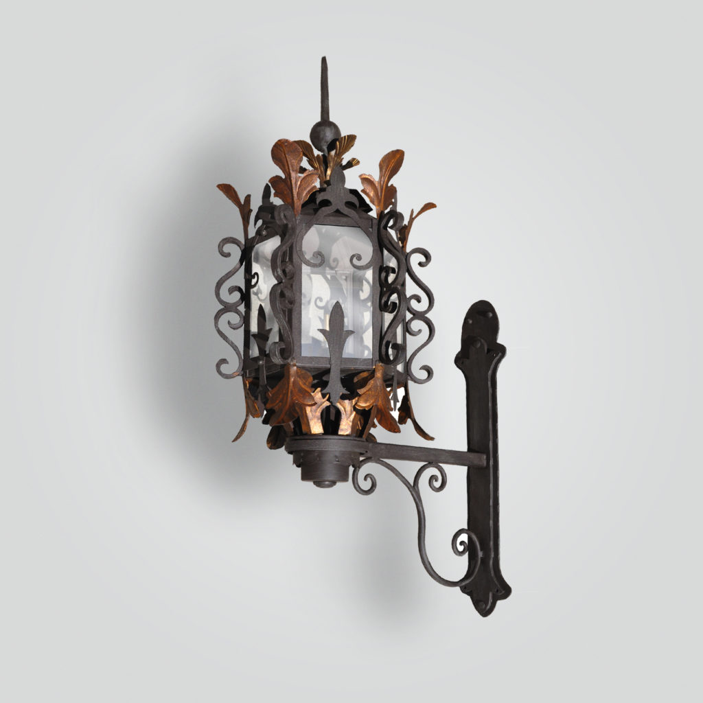 863-ga-ir-w-f-wrought-iron-leaf-lantern – ADG Lighting Collection
