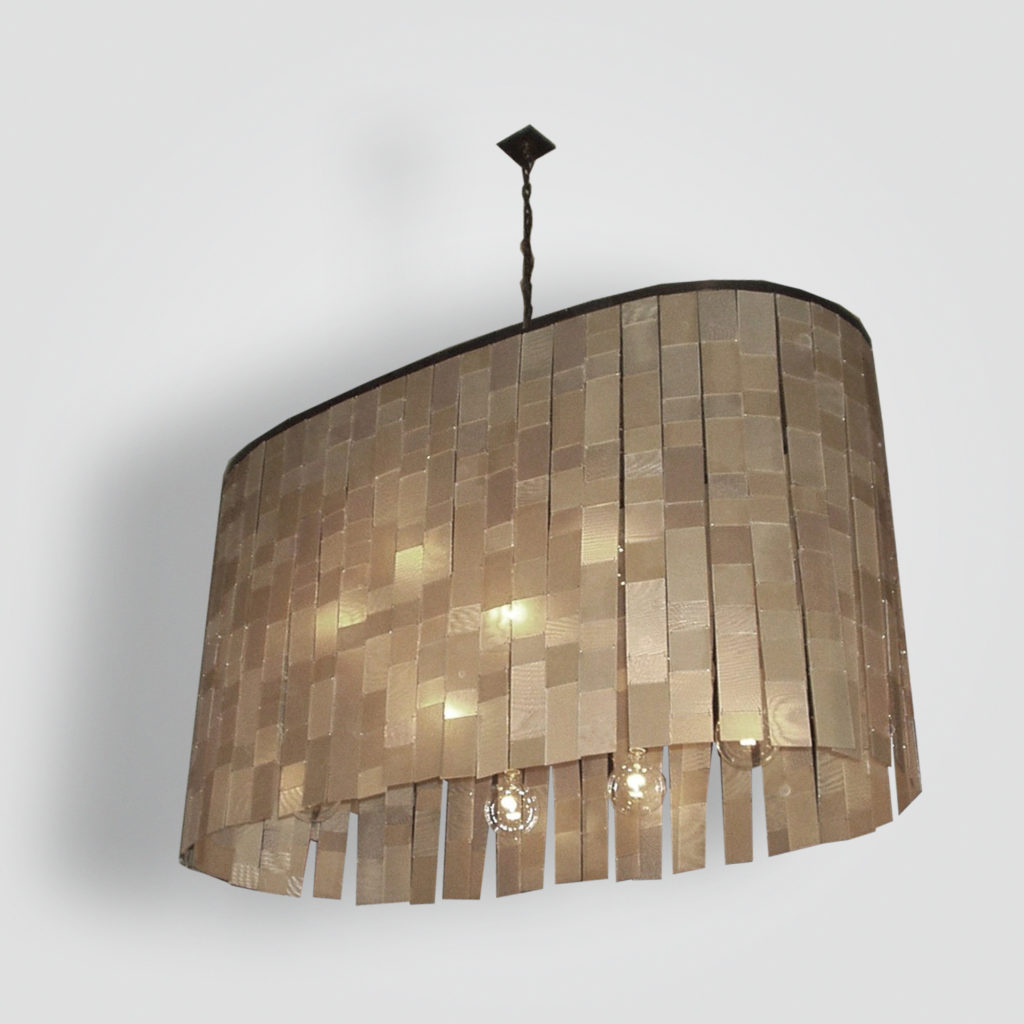 7399-9-mb16-sh-h-fa Oval Chandelier – ADG Lighting Collection