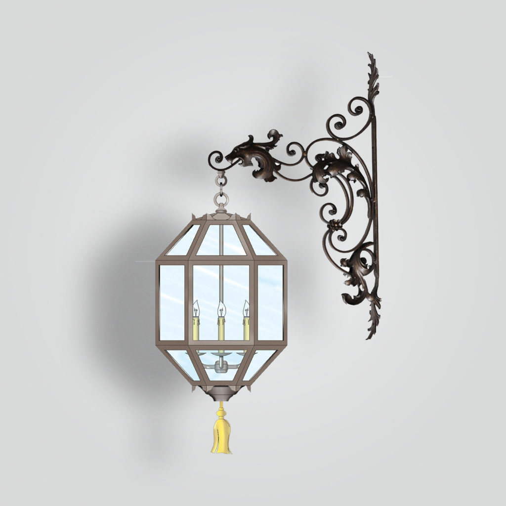 840-mb1-ir-w-ba Lions Gate Lantern – ADG Lighting Collection