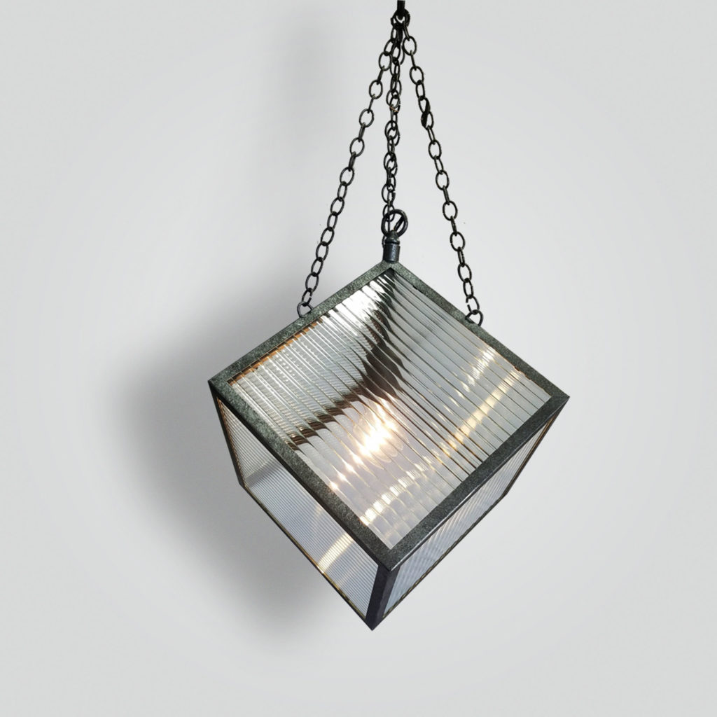 Cube With Grid Glass – ADG Lighting Collection